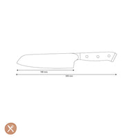 Shinrai Knives - Eclipse Series Damascus Santokumes 18 cm Santokumes Shinrai Knives 