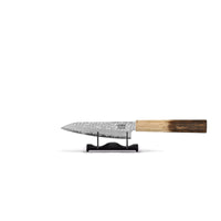 Cuchillos Shinrai - Cuchillo de oficina Jōnetsu de acero damasco de 13 cm Cuchillo de oficina Shinrai