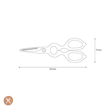 Shinrai Knives - Keukenschaar met deelbare bladen Precise Keukenschaar Shinrai Knives 