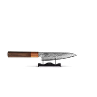 Cuchillos Shinrai - Juego de cuchillos exclusivos Kigami Damascus de 7 piezas + Bloque para cuchillos + Piedra de afilar Juego de cuchillos con bloque y piedra de afilar Cuchillos Shinrai