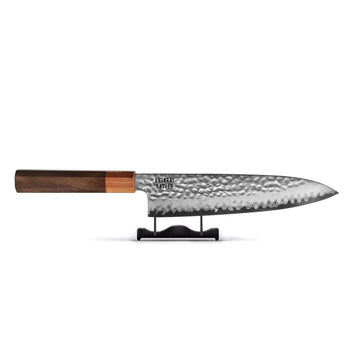 Cuchillos Shinrai - Cuchillo de chef Damasco exclusivo de Kigami 20 cm Cuchillo de chef Cuchillos Shinrai
