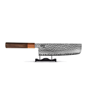 Cuchillos Shinrai - Cuchillo Nakiri Damasco exclusivo de Kigami 18 cm Nakirimes Cuchillos Shinrai