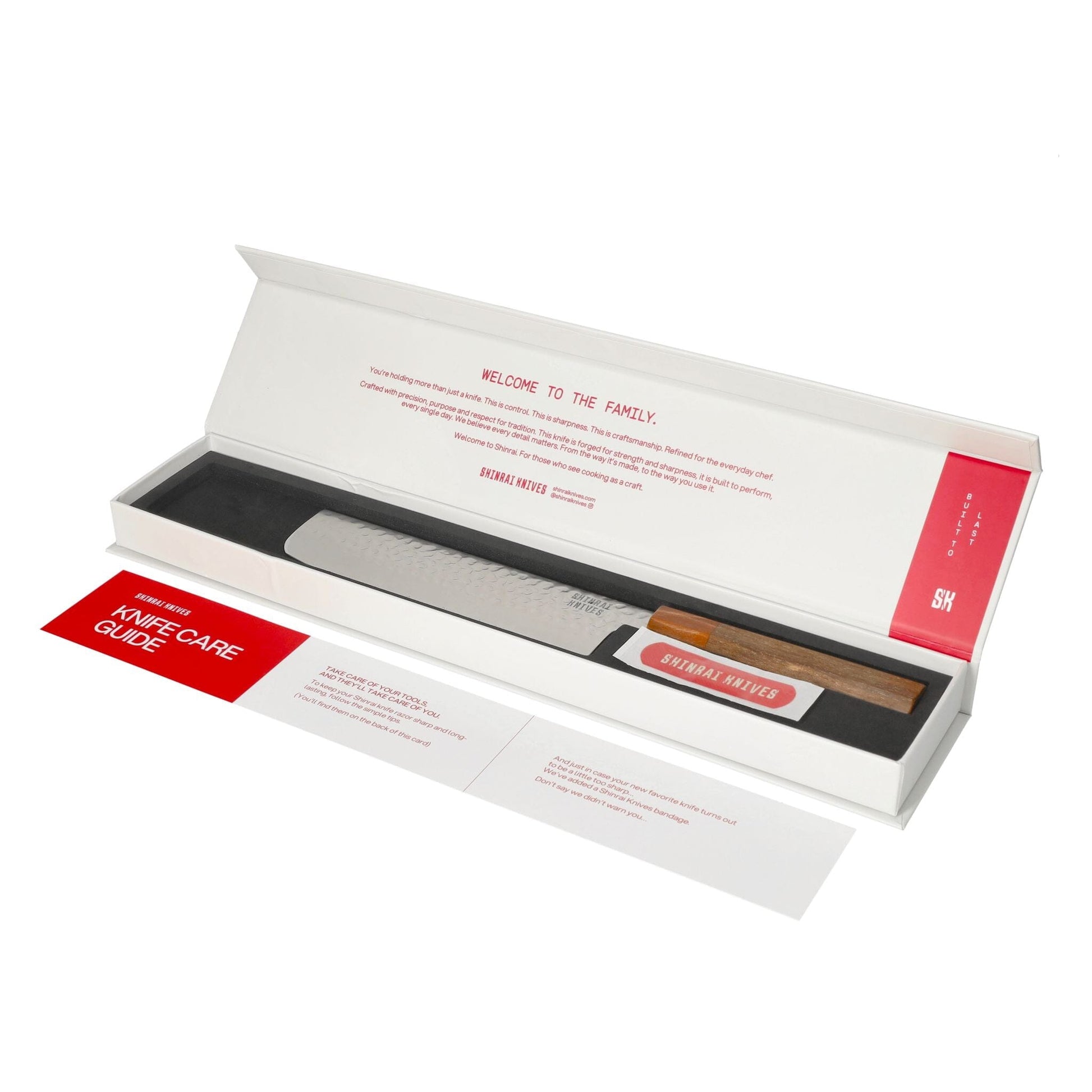 Shinrai Knives - Kigami Exclusive Damascus Nakiri mes 18 cm Nakirimes Shinrai Knives 