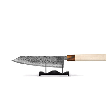 Cuchillos Shinrai - Juego de 8 cuchillos de acero damasco Kōyō Juego de cuchillos Shinrai