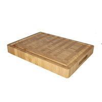 Tabla de cortar de bambú de lujo Shinrai Knives - Madera maciza de bambú - Grano final - 40 x 30 x 4,5 cm Tabla de cortar de bambú Shinrai Knives