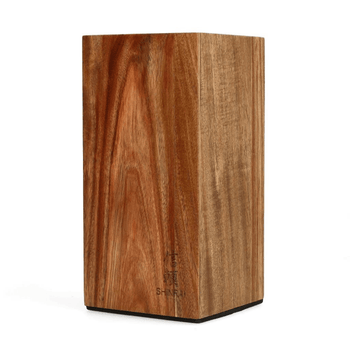 Cuchillos Shinrai - Bloque magnético giratorio para cuchillos - Bloque magnético para cuchillos de madera de acacia Shinrai