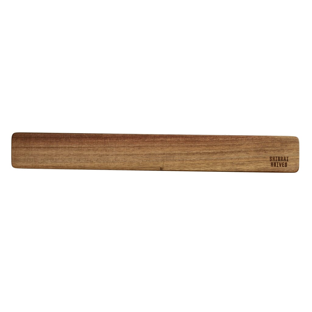 Shinrai Knives - Tira magnética para cuchillos de pared de 40 cm - Madera de acacia Tira magnética para cuchillos Shinrai Knives