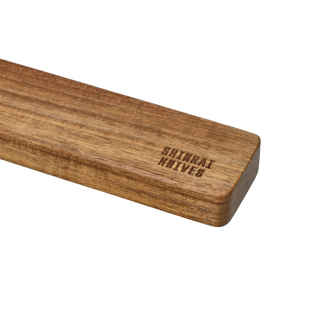Shinrai Knives - Tira magnética para cuchillos de pared de 40 cm - Madera de acacia Tira magnética para cuchillos Shinrai Knives