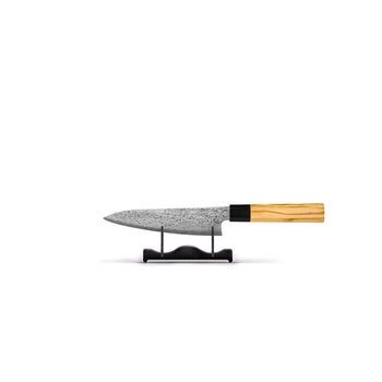 Cuchillos Shinrai - Juego de cuchillos Damasco Takumi Kaza de 2 piezas - Santoku + Juego de cuchillos mondadores Cuchillos Shinrai