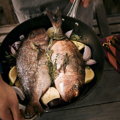 Skottsberg - Cast Iron Wok 34 cm Wokpan Skottsberg 