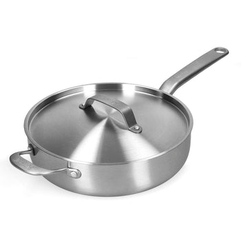 Sartén Skottsberg de acero inoxidable de 28 cm con tapa.