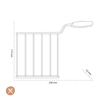 Smeg - Accesorios | Rejilla para sándwiches de 2 piezas Toasrack Smeg