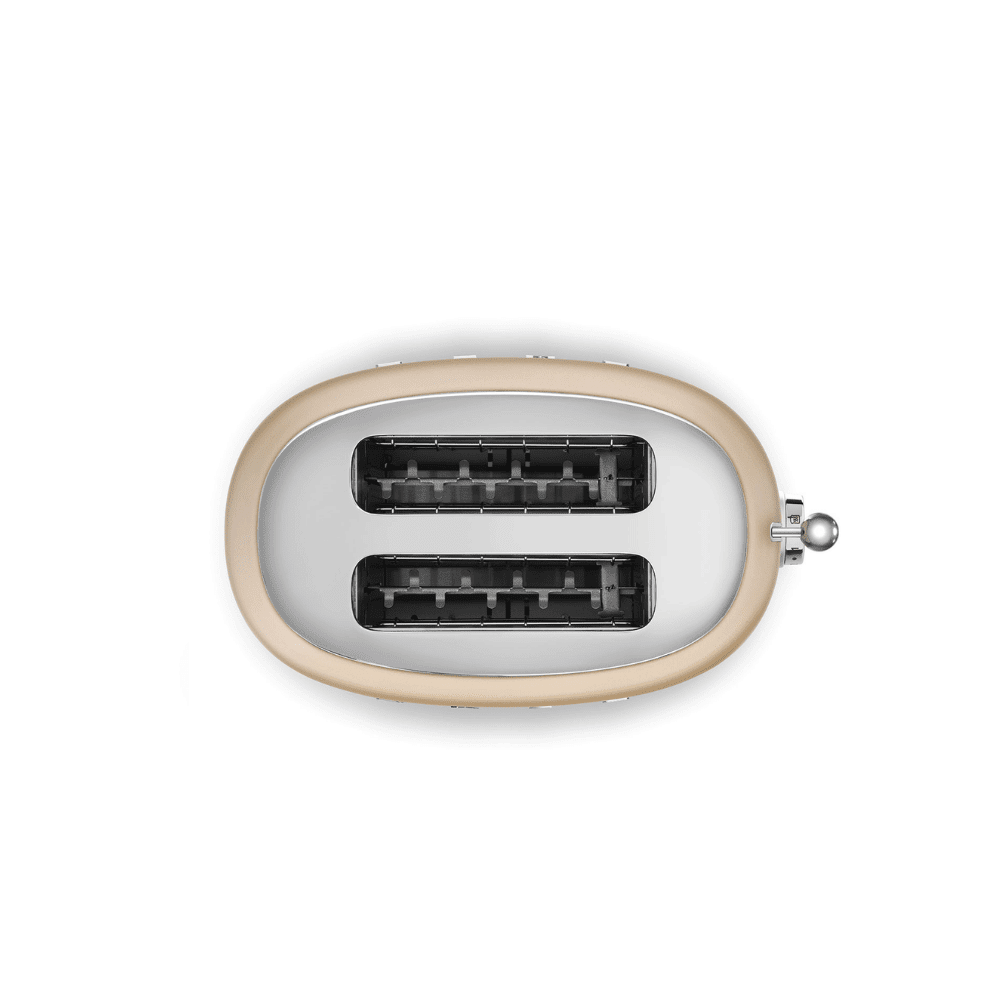 Smeg - Grille-pain | Champagne | Grille-pain 2x2 Smeg