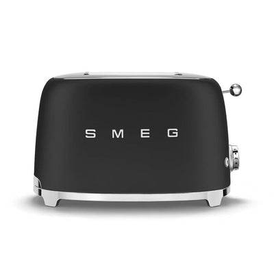 Smeg - Tostadoras | Negro mate | años 50 | Tostadora 2x2 Tostadora Smeg