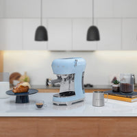 Smeg - Cafetera espresso | Blanca | Años 50 | Cafetera espresso manual Cafetera espresso manual Smeg