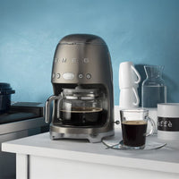 Cafetera de filtro Smeg | Negra | Años 50 | Cafetera de filtro Cafetera de filtro Smeg