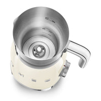 Espumador de leche Smeg | Crema | Años 50 | Espumador de leche de inducción Espumador de leche Smeg