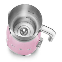 Espumador de leche Smeg | Rosa | Años 50 | Espumador de leche de inducción Espumador de leche Smeg