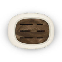 SMEG - Bloque de cuchillos con 6 cuchillos Juego de cuchillos para crema con bloque Smeg