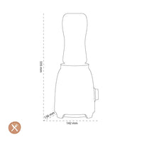 Smeg - Mini Licuadora | Crema | años 50 | Batidora de Mesa LICUADORA PERSONAL Licuadora Smeg