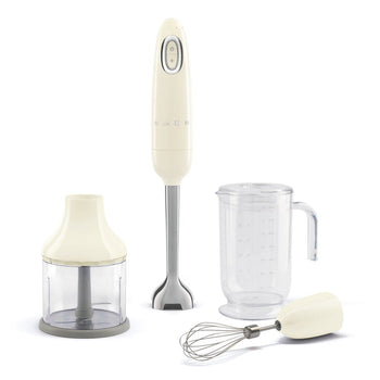 Batidora de mano Smeg | Crema | Años 50 | Batidora de mano con accesorios Batidora de mano Smeg