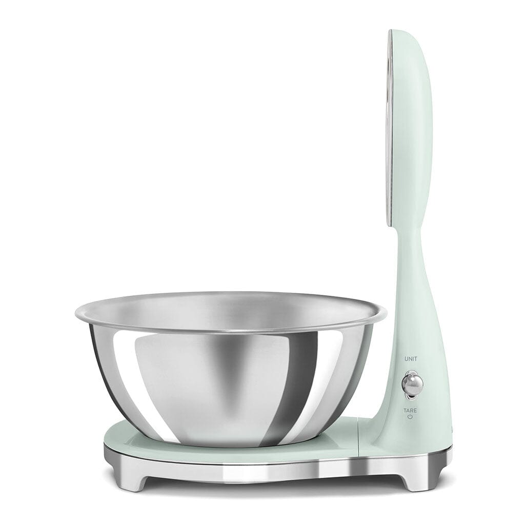 SMEG - Báscula digital de cocina verde agua de los años 50 Smeg