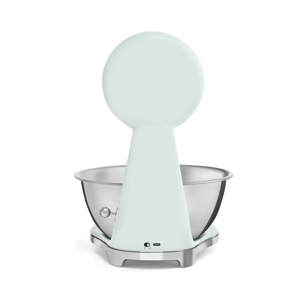 SMEG - Báscula digital de cocina verde agua de los años 50 Smeg