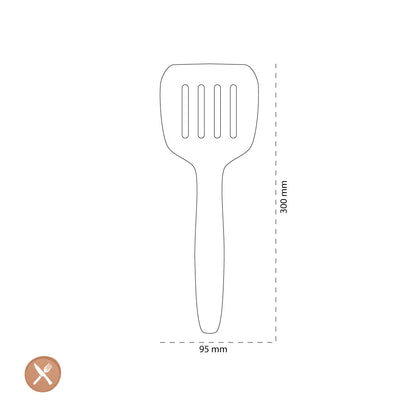 Outils2Cook - Spatule de Cuisson en Silicone Vert Sauge