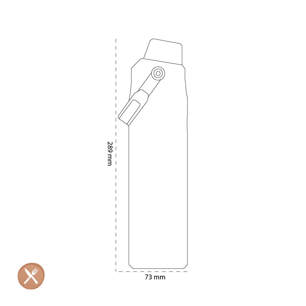 Stanley - De AeroLight™ IceFlow™ Waterfles Snelle Stroom 0,6L Frost Thermosfles Stanley 