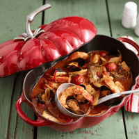 Staub - Braadpan Tomaat - Kersenrood - 25 cm Braadpan Staub 