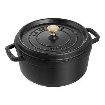 Staub - Cocotte redonda 26 cm - Staub negro
