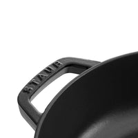 Staub - Juego de sartenes apilables de 2 piezas de 24 cm - Negro Juego de sartenes Staub