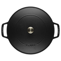Staub - Juego de sartenes apilables de 2 piezas de 24 cm - Negro Juego de sartenes Staub