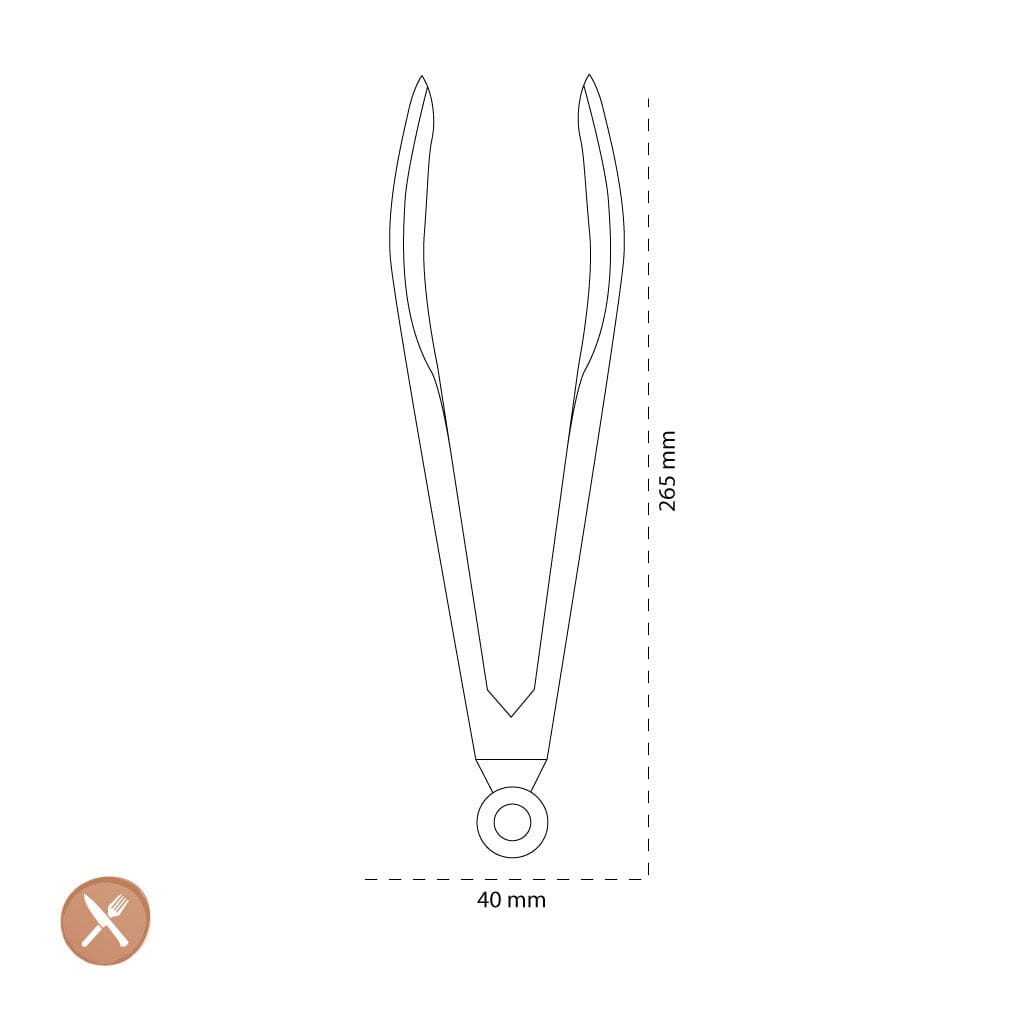 Tools2Cook - Pinzas de cocina de silicona Pinzas para servir pimienta negra Tools2Cook