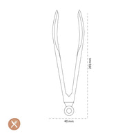 Tools2Cook - Pinzas de cocina de silicona color verde salvia para servir Tools2Cook