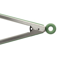 Tools2Cook - Pinzas de cocina de silicona color verde salvia para servir Tools2Cook