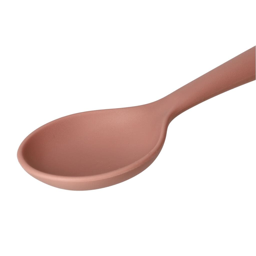 Tools2Cook - Cuillère en silicone rose framboise, louche Tools2Cook