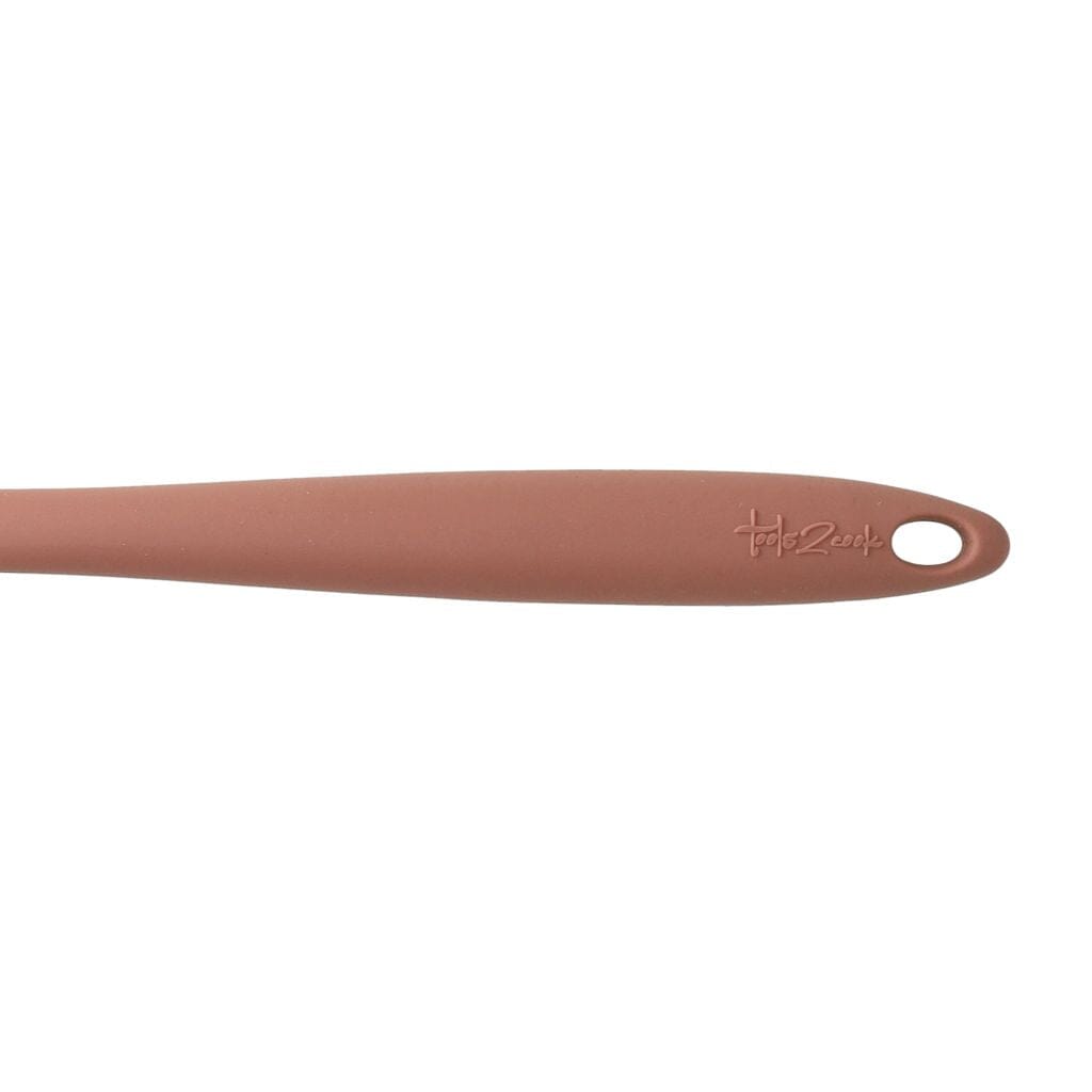 Tools2Cook - Cuillère en silicone rose framboise, louche Tools2Cook