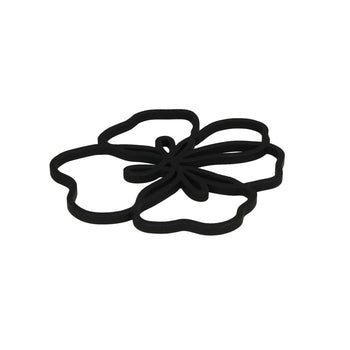 Tools2Cook - Posavasos de silicona Anemone Black Posavasos Tools2Cook