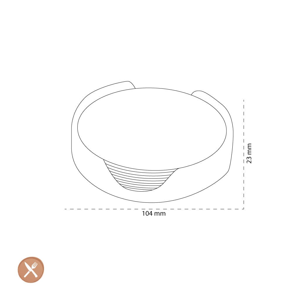 Tools2Cook - Juego de posavasos de silicona (7 piezas) Posavasos de arándanos Tools2Cook