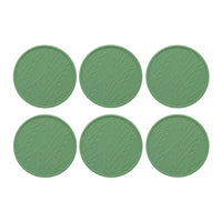 Tools2Cook - Juego de posavasos de silicona (7 piezas) Posavasos verde salvia Tools2Cook