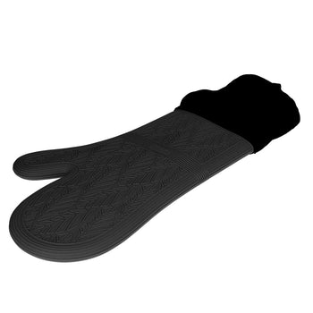 Tools2Cook - Manopla de silicona para horno Manoplas para horno de pimienta negra Tools2Cook
