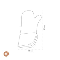 Tools2Cook - Manopla de silicona para horno color gris nuez moscada