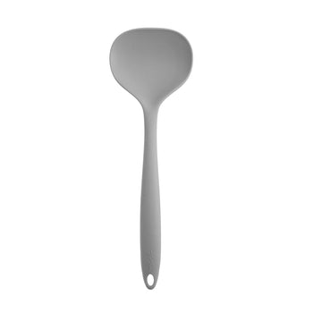 Tools2Cook - Cuchara de silicona para wok/servir, color gris nuez moscada, Tools2Cook