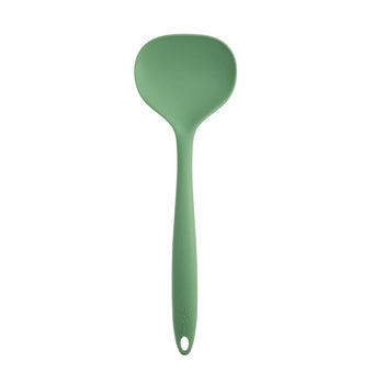 Tools2Cook - Cuchara de silicona para wok/servir Cuchara para servir verde salvia Tools2Cook
