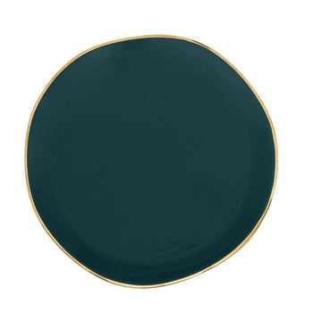 Cultura de la Naturaleza Urbana - Buenos días - Plato - Azul verdoso - Ø17 cm Platos Cultura de la Naturaleza Urbana