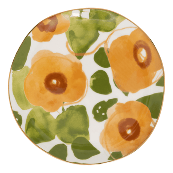 Cultura de la Naturaleza Urbana - Buenos días - Plato - Arte floral - Caramelo - Ø17 cm Platos Cultura de la Naturaleza Urbana