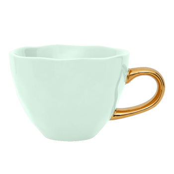 Cultura de la naturaleza urbana - Buenos días - Taza de capuchino - Celadón Cultura de la naturaleza urbana