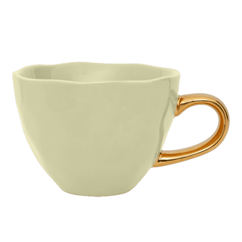Cultura de la naturaleza urbana - Buenos días - Taza de capuchino - Verde pálido Cultura de la naturaleza urbana