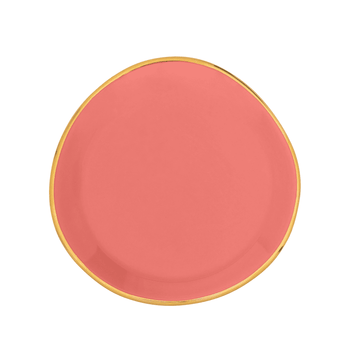 Cultura de la Naturaleza Urbana - Buenos días - Plato pequeño - Coral quemado - Platos de Ø9 cm Cultura de la Naturaleza Urbana